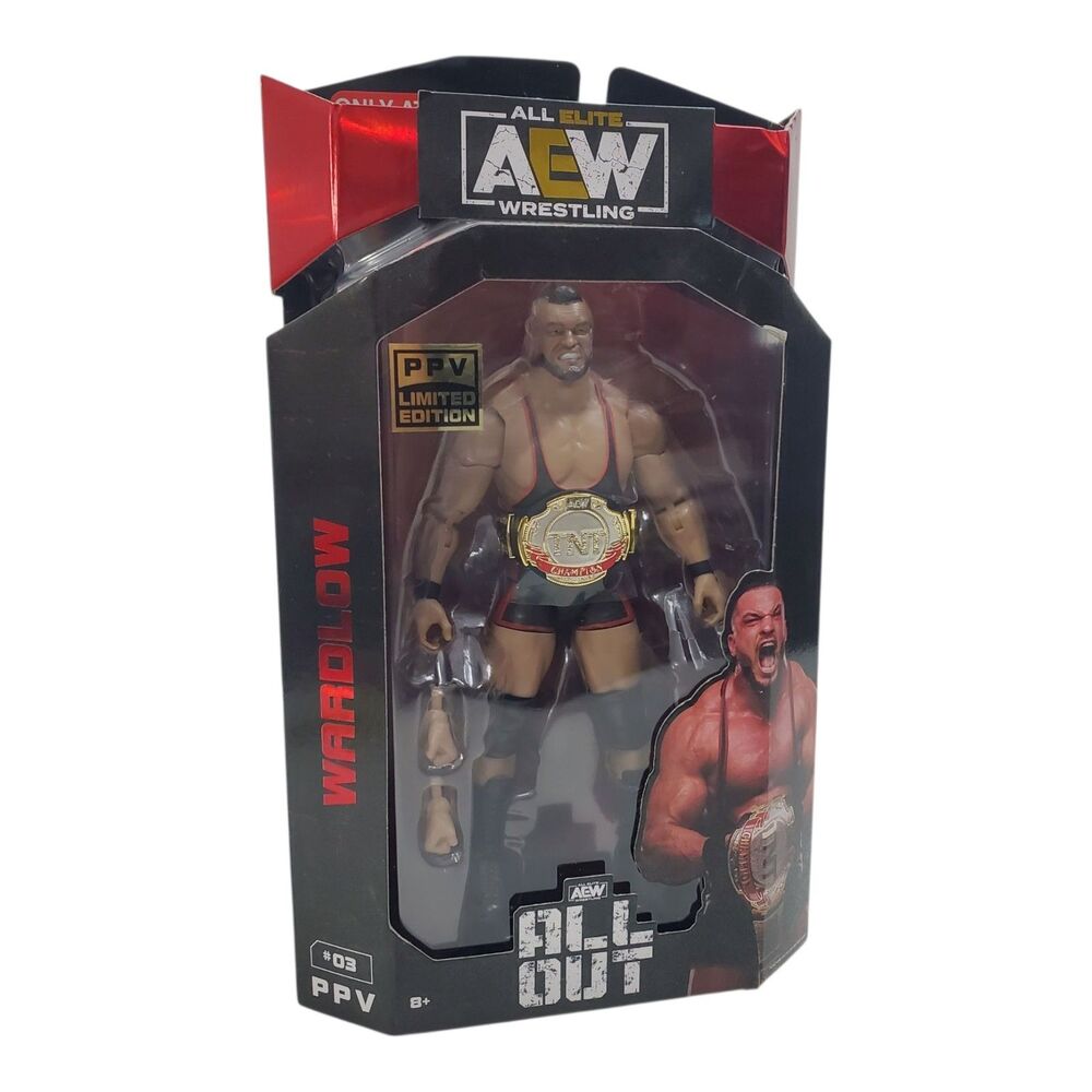 WARDLOW Action Figure AEW Unrivaled Collection PPV Limited Edition TNT Target